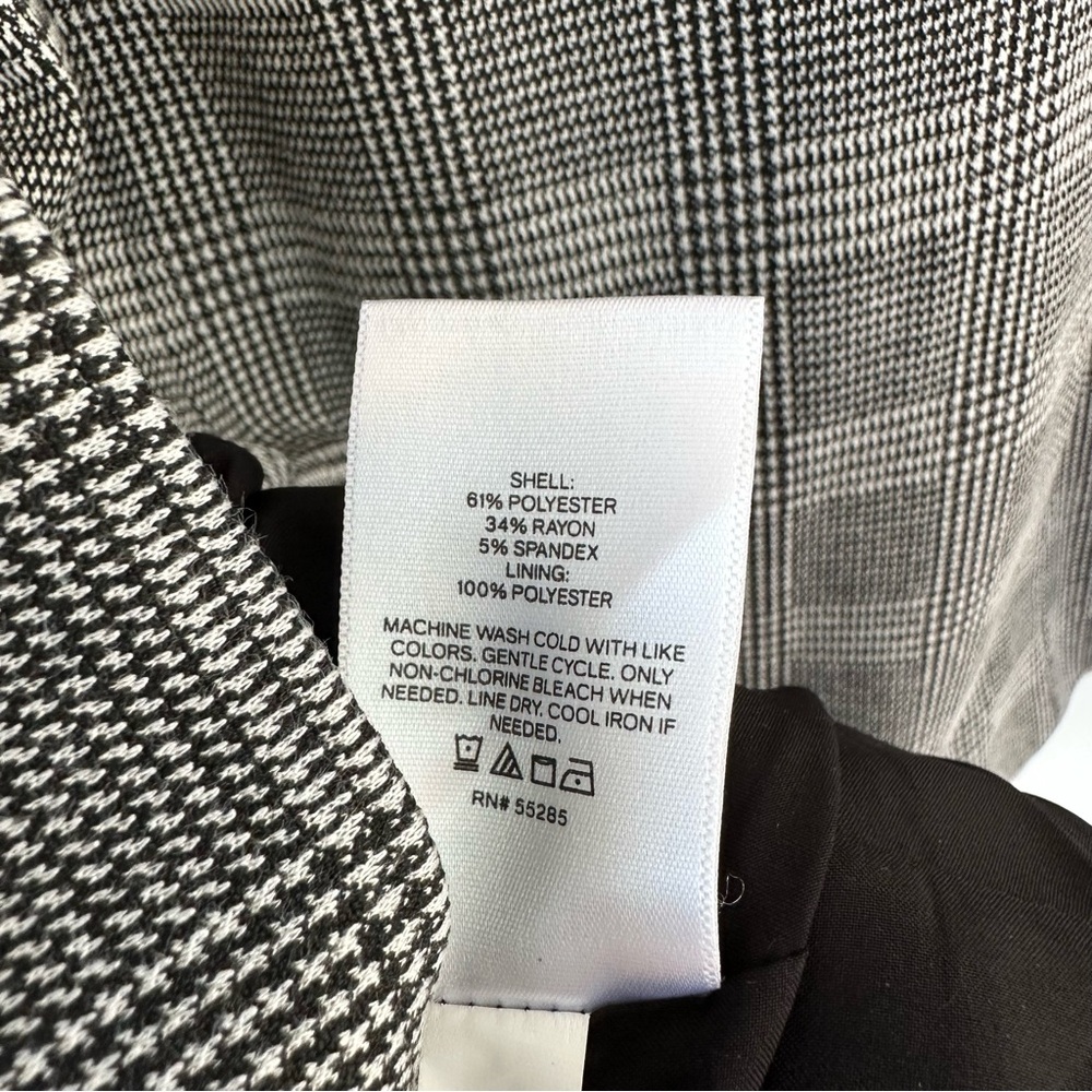 Express Oversized Glen Plaid Double Breasted Blazer - Picture 12 of 12